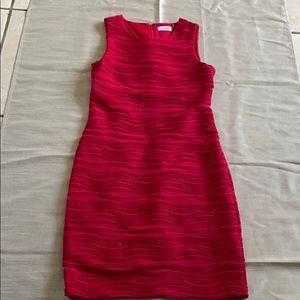 Calvin Klein red dress size 8